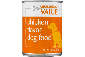 Guaranteed Value Dog Food Chicken Flavor
