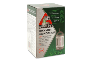 Світильник д/знищення комах LED з акумулятором 3Вт Irex