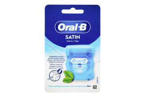 Нить зубная вощеная 50м Мята Флосс Satin Oral-B 1шт