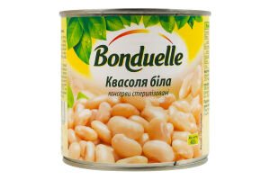 Фасоль белая консервированная стерилизованная Bonduelle ж/б 400г