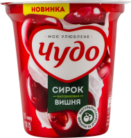 Сирок 5% збитий з наповнювачем фруктовим Вишня Чудо ст 170г