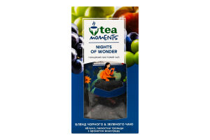 Чай Nights of Wonder чорний та зелений 15*2,2г Tea Moments