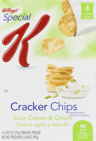 Kellogg's Special K Cracker Chips Pouches Sour Cream & Onion