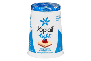 Yoplait Fat Free Yogurt Light Raspberry Cheesecake
