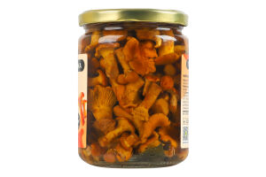 Грибы маринованные Лисички Полісянка с/б 360г