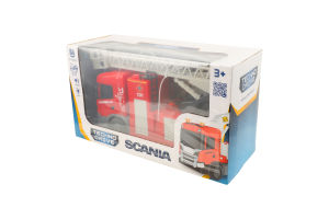 Іграшка Автомодель Пожежна машина світло/звук/вода Scania TechnoDrive
