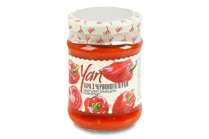 Икра с красного перца стерилизованная Yan с/б 250г
