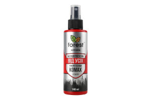Спрей-репелент Forest 140мл в/літаюч.та повз.комах