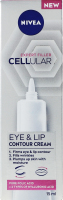 Крем для кожи вокруг глаз и губ антивозрастной для повышения упругости кожи Cellular Expert Filler Nivea 15мл