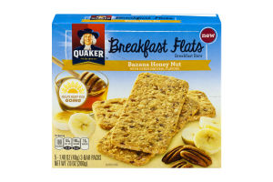 Quaker Breakfast Flats Bars Banana Honey Nut - 5 CT