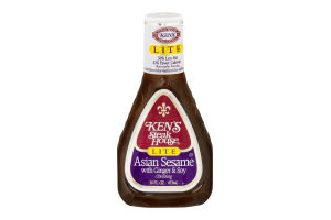 Ken's Steak House Lite Dressing Asian Sesame with Ginger & Soy