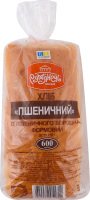 Хлеб из пшеничной муки формовой Пшеничный Рум'янець м/у 600г