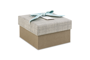 Коробка подарункова з бантом в асортименті 958306