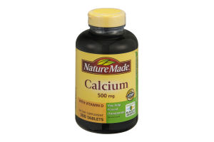Nature Made Calcium 500mg Dietary Supplement Tablets - 300 CT