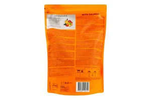 Корм сухий повнораціонний для дорослих котів З лососем Premium Club 4 Paws д/п 900г