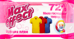 Мыло хозяйственное 72% твердое Удаление пятен Max effect 135г