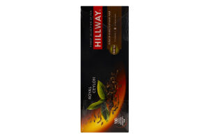 Чай черный байховый Royal Ceylon Hillway в/с к/у 100х2г