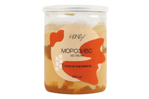 Морозиво Карамель солона 350г "HONEY™"