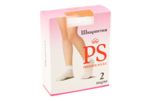 Шкарпетки дитячі капронові однотонні 2пари в асортименті Premier Socks