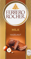 Шоколад молочный с ореховой начинкой и измельченными лесными орехами Ferrero Rocher к/у 90г