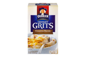 Quaker Instant Grits Country Bacon - 12 CT