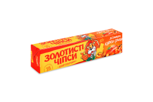 Чипси картопляні зі смаком курки гриль Золотисті к/у 50г