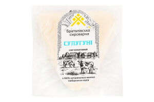 Сир 40% м'який крафтовий Сулугуні Браталівська сироварня кг