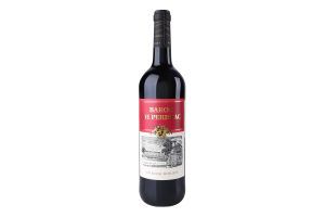 Вино 0.75л 11.5% красное полусладкое Baron de Perissac бут