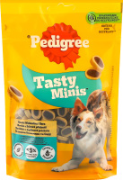 Корм сухий додатковий для дорослих собак З яловичиною та сиром Tasty minis Pedigree д/п 140г