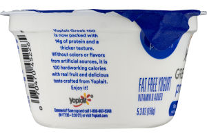 Yoplait Greek 100 Protein Fat Free Yogurt Pineapple