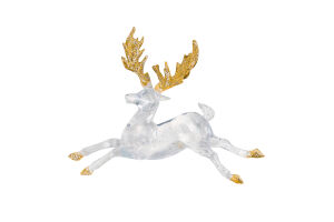 Підвіска новорічна Лось шампань 11,5*14см КМ