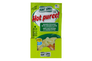 Пюре картофельное со вкусом курицы и жареным луком Hot puree! Aunt Sonia м/у 30г