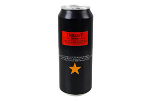 Пиво 0.5л 4.8% світле нефільтроване солодове пастеризоване Inedit Estrella Damm з/б
