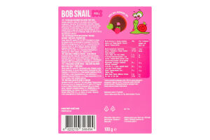 Цукерки фруктові натуральні Яблуко-малина Roll Bob Snail к/у 10х10г