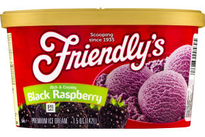 Friendly's Premium Ice Cream Black Raspberry