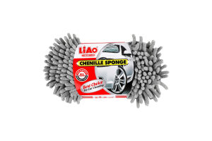 Губка для миття авто мікрофібра 23х12х9см №F130016 Liao 1шт