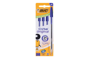 Ручка кулькова Cristal Original BIC 4шт