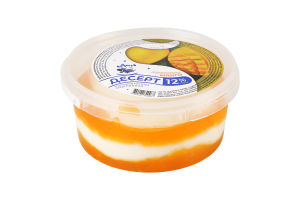 Десерт сметанний 12% молоковмісний з наповнювачем Манго Зорька п/у 0.4кг