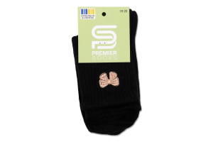 Шкарпетки Premier socks вис спорт вишив чор р18-20