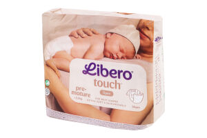 Підгузники Тач Прематер 0-2,5кг 24шт Ліберо