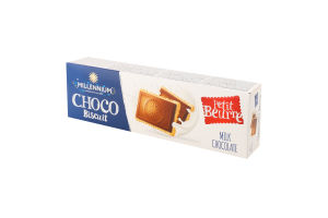 Шоколад молочний з печивом Choco Biscuit Millennium к/у 132г