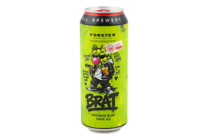 Пиво Brat Sauvignon Blanc Grape Ale світле нефільтроване 7,5% 0,5л ж/б Forever