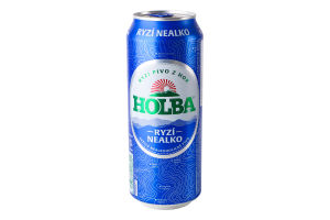 Пиво світле б/а Holba Nealko0,5%0,5л з/б