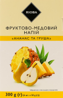 Напій фруктово-медовий Ананас та груша RIOBA к/у 6х50г