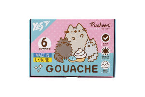 Фарба гуаш Yes! Pusheen 6кол