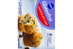 Pillsbury Gluten Free Muffins Chocolate Chip - 4 CT