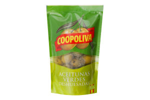 Оливки зеленые без косточки Coopoliva д/п 200г