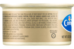 Companion Gourmet Food for Cats Salmon Dinner 3 OZ