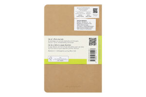 Записник Moleskine Cahier середній беж