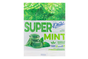 Карамель льодяникова Супер м"ята 90г Е. Ведель